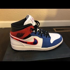 Jordan 1 Mid multicolor